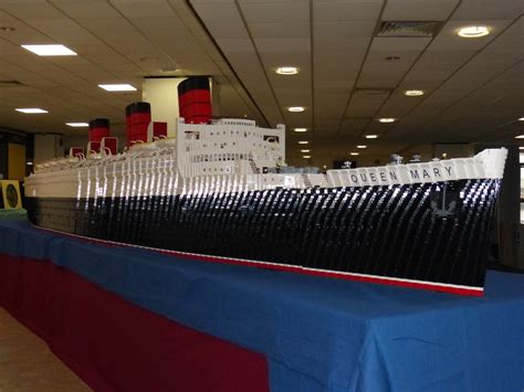 Rms Queen Mary In Lego 1 The Brickish Societys Awesome 1 Flickr
