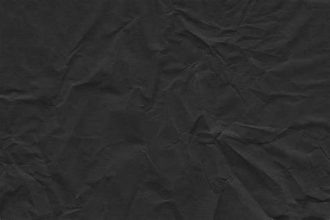 Black Crumpled Paper Textures 648236 Textures Design Bundles