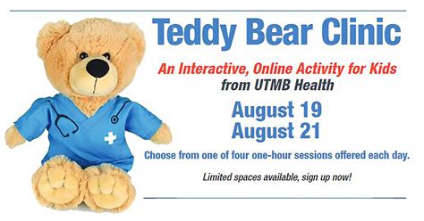 Teddy Bear Clinic An Interactive Online Activity For Kids