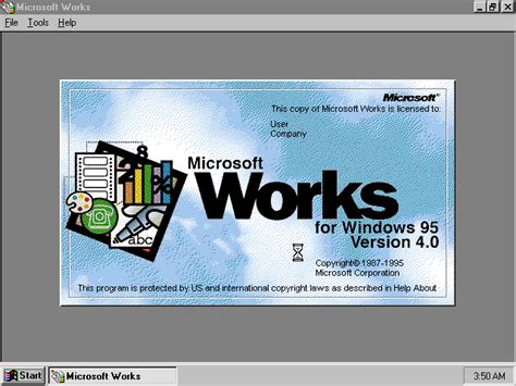 Winworld Microsoft Works 40