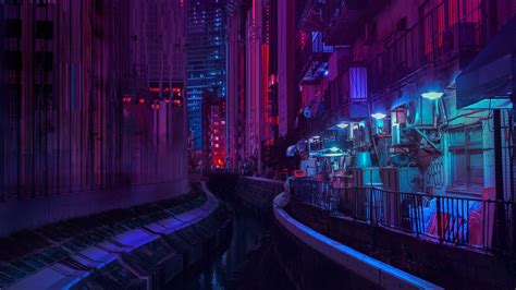 Neon City Aesthetic Wallpapers On Wallpaperdog