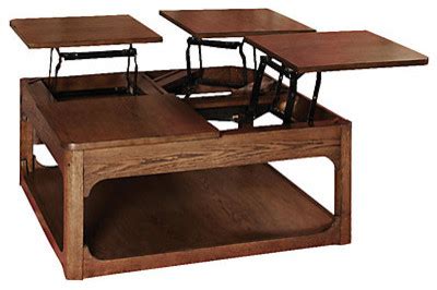 Mainstay full extending and storage. Facet Square Lift-Top Cocktail Table - Transitional ...