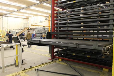 Automated Sheet Metal Vertical Lift Designed For Small Volume Manufacturing