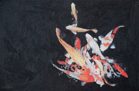 Nishikigoi Painting By Masami Iida Fine Art America