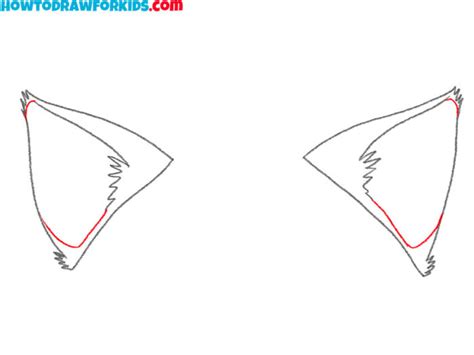 How To Draw Wolf Ears Easy Drawing Tutorial For Kids
