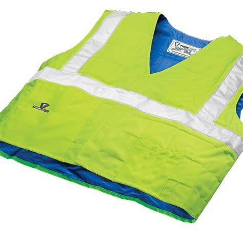Techniche Evaporative Cooling Vest Traffic Safety Ansi Class Ii Compliant