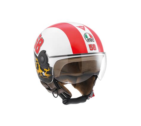 Marco Simoncelli Agv Replica Helmet Asphalt And Rubber
