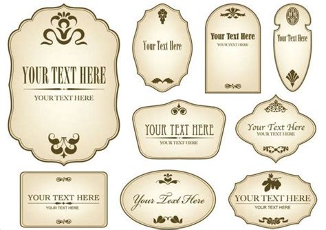Free Printable Bottle Labels Template
