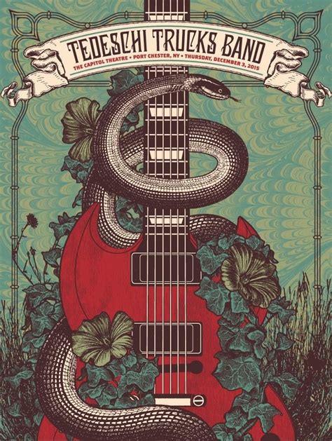 Tedeschi Trucks Band Poster Art Festival Poster Tedeschi Trucks Band Band Posters