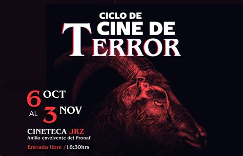 Invitan a ciclo de Cine de Terror en la Cineteca de Juárez