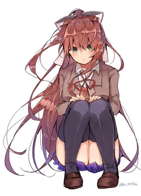 Monika Sitting Down 💚💚💚 By Az37331m On Twitter Rddlc