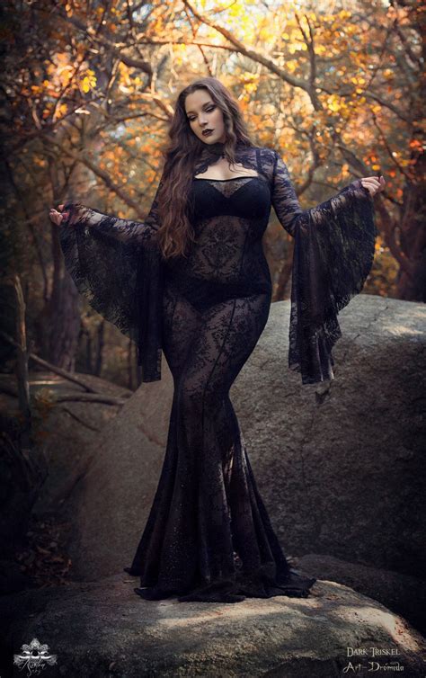Gothic Dress Fantasy Costume Night Mermaid Dress Sexy Goddess Goth Evil