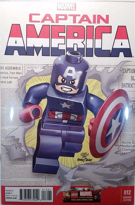 Lego Minifigures In Comics And Comic Book Covers Recreated With Lego