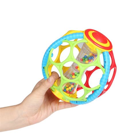 New Arrival Baby Toys Soft Teether Baby Rattles Ball Educational