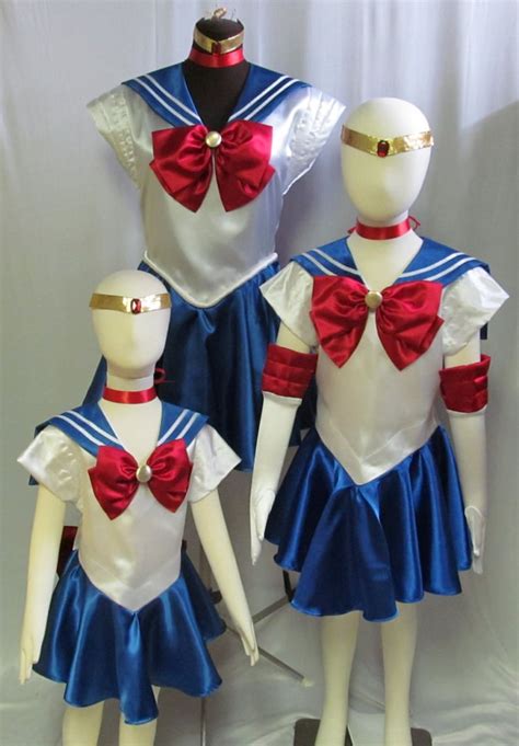 Halloween Child Sailor Moon Cosplay Costume Girls Scout Fuku Etsy