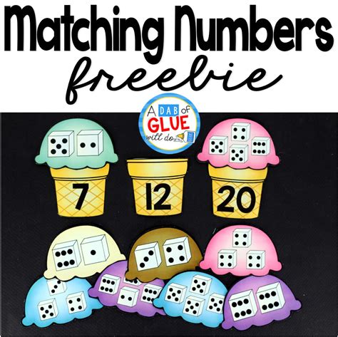 Matching Numbers with Ice Cream
