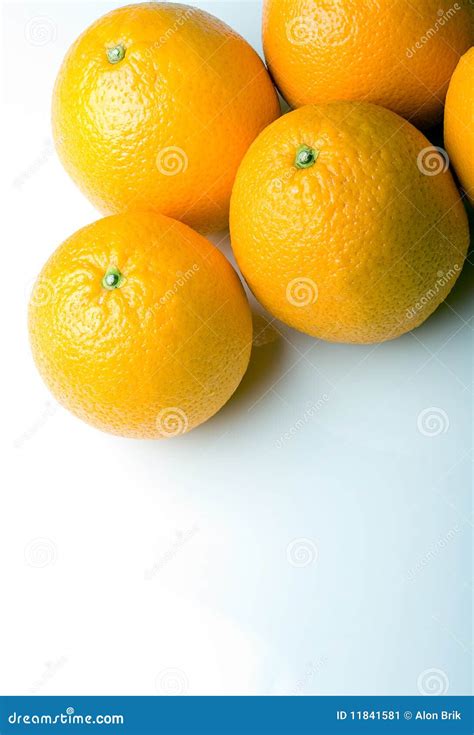 Bunch Of Fresh Oranges On White Background Stock Image Image Of