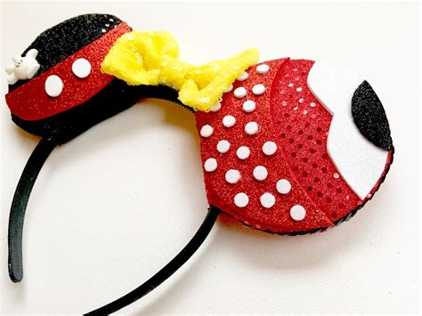 Mickey And Minnie Ears Mickey Mouse Ears Minnie Mouse Ears Etsy