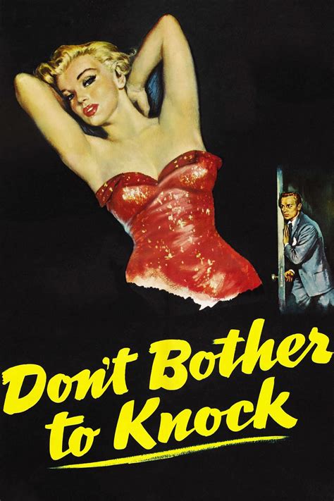 don t bother to knock 1952 the poster database tpdb