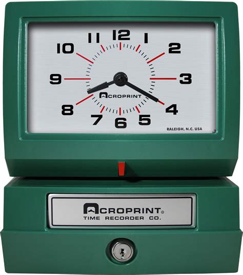 Acroprint 150qr4 Heavy Duty Automatic Time Recorder