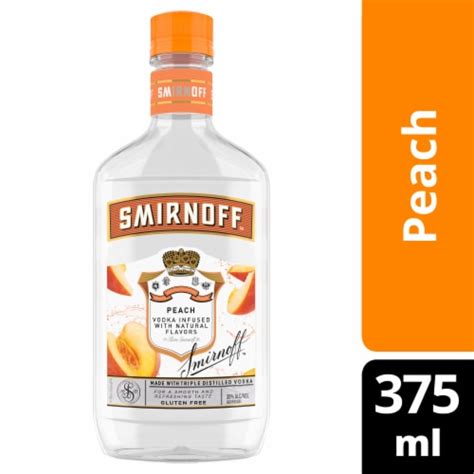 Smirnoff Peach Vodka Infused With Natural Flavors 375 Ml Ralphs