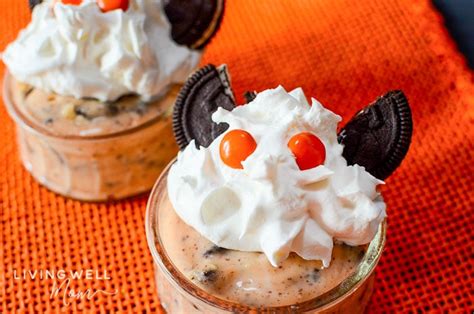 Easy Monster Halloween Pudding Cups Living Well Mom