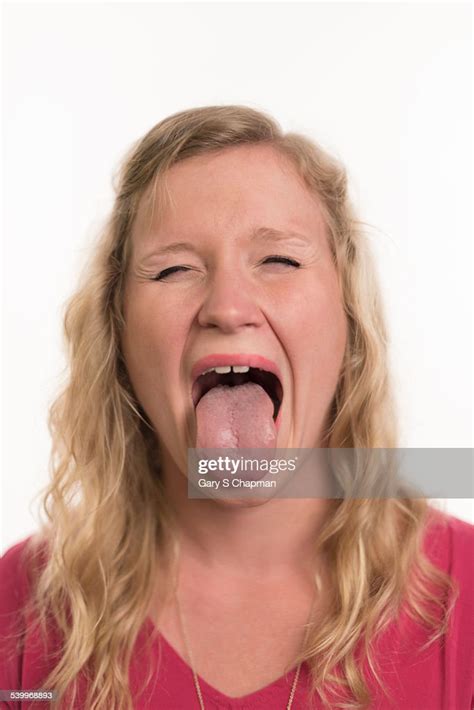 White Female Making Faces High Res Stock Photo Getty Images