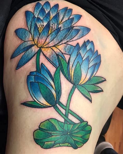 102 Attractive Water Lily Tattoo Ideas With Meaning