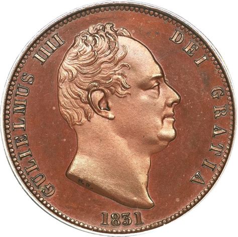British ½ Penny 1831 1837 William Iv Foreign Currency