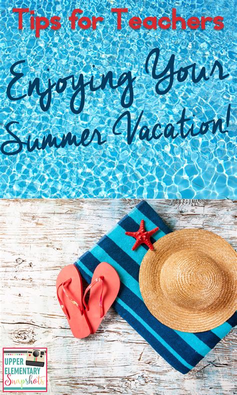 Trova immagini stock hd a tema enjoy your summer vacation e milioni di altre foto, illustrazioni e contenuti vettoriali stock royalty free nella vasta raccolta di shutterstock. Upper Elementary Snapshots: Tips for Enjoying your Summer ...