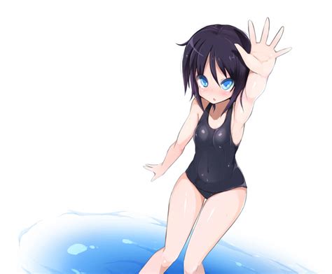 Safebooru 1girl Arm Up Armpits Ass Visible Through Thighs Black Hair