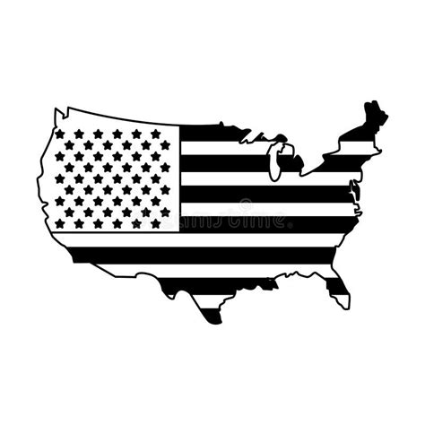 United States Map Outline Stock Illustrations 38025 United States