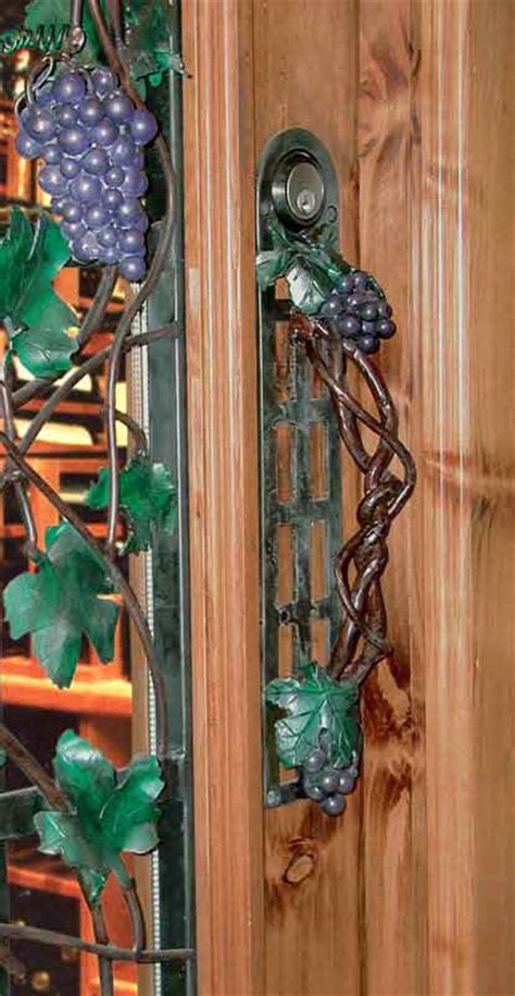 grapes wrought iron arbor wrought iron wine door grill