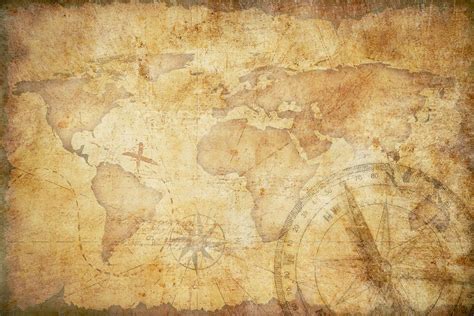 Faded World Map Wallpaper Wall Decor Treasure Maps World Map