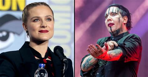 Due to these concerning developments, we have also decided not work with marilyn manson on any future projects. wood and manson began dating in 2007, when she was 19 and he was 37. Video Of Evan Rachel Wood Detailing Alleged Abusive Relationship with MARILYN MANSON In Senate ...