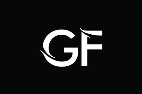 Gf Monogram Logo Design By Vectorseller