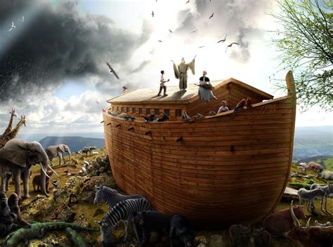 Noahs Ark After The Flood By Jesus At Art On Deviantart X Post R