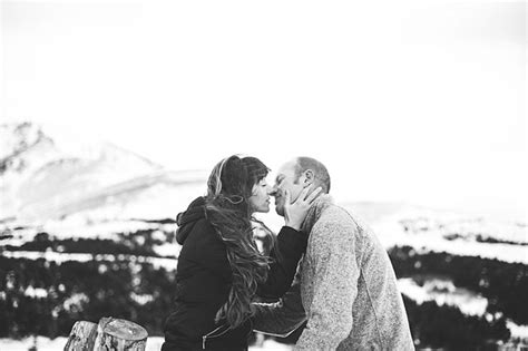 Winter Engagement Photos In Anchorage Alaska Erica Rose Photography