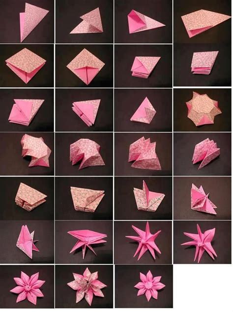Beginner Step By Step Diy Origami Flower Do It Yourself