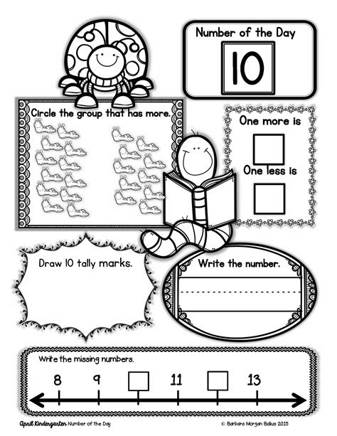 Kindergarten Number Sense Worksheets Pdf