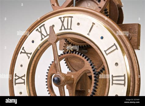 Antique Looking Clock Dial Showing Time About Twelve Stock Photo Alamy