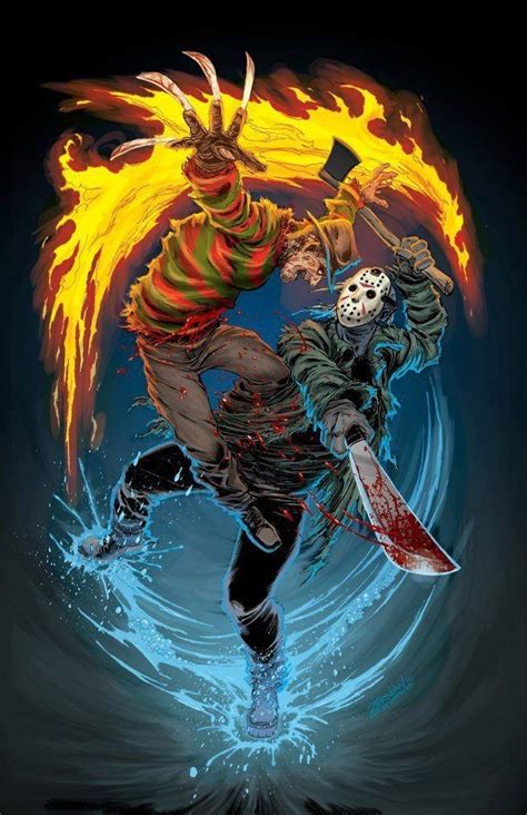 Freddy Vs Jason Freddy Krueger In 2019 Horror Horror Movie