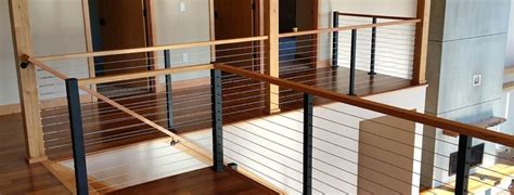 Residential Interior Stair Cable Railing Excell Railings