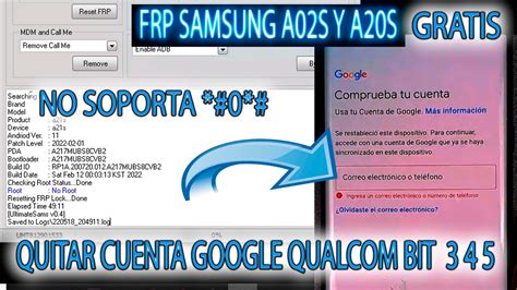 Frp Todos Los Qualcom Samsung A S A S A Quitar Cuenta Google Varios Metodo All Bit Bien