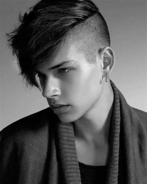 They're styled upwards and create a mohawk kind of look. Cute hair! He isnt half bad either ;) | Boy Style :D ...