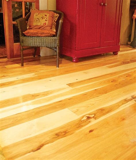 Rustic Hickory Plank Flooring