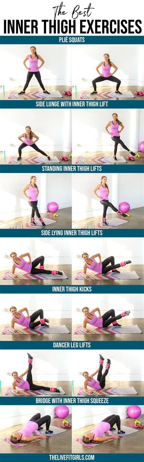 Inner Thigh Exercises • The Best Inner Thigh Workout