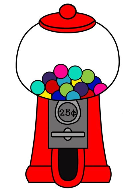 Gumball Machine And Gumball Clipart 18 Images Jpegspngs Etsy
