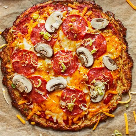 Cauliflower Pizza Crust Recipe Low Carb Keto Gluten Free TheDirtyGyro