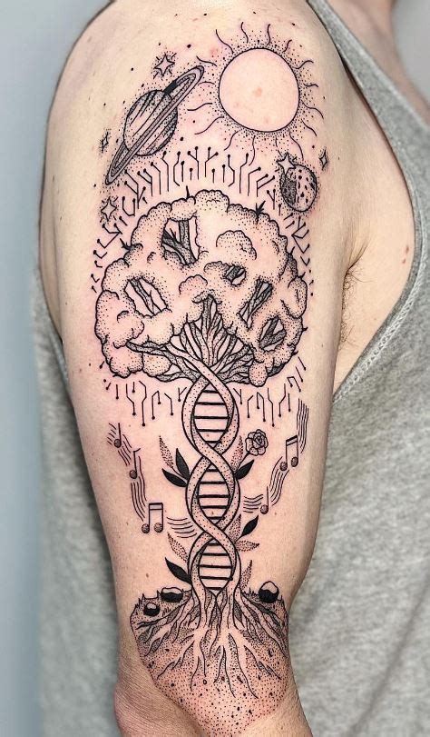 Top More Than 76 Tree Of Life Dna Tattoo Best Incdgdbentre